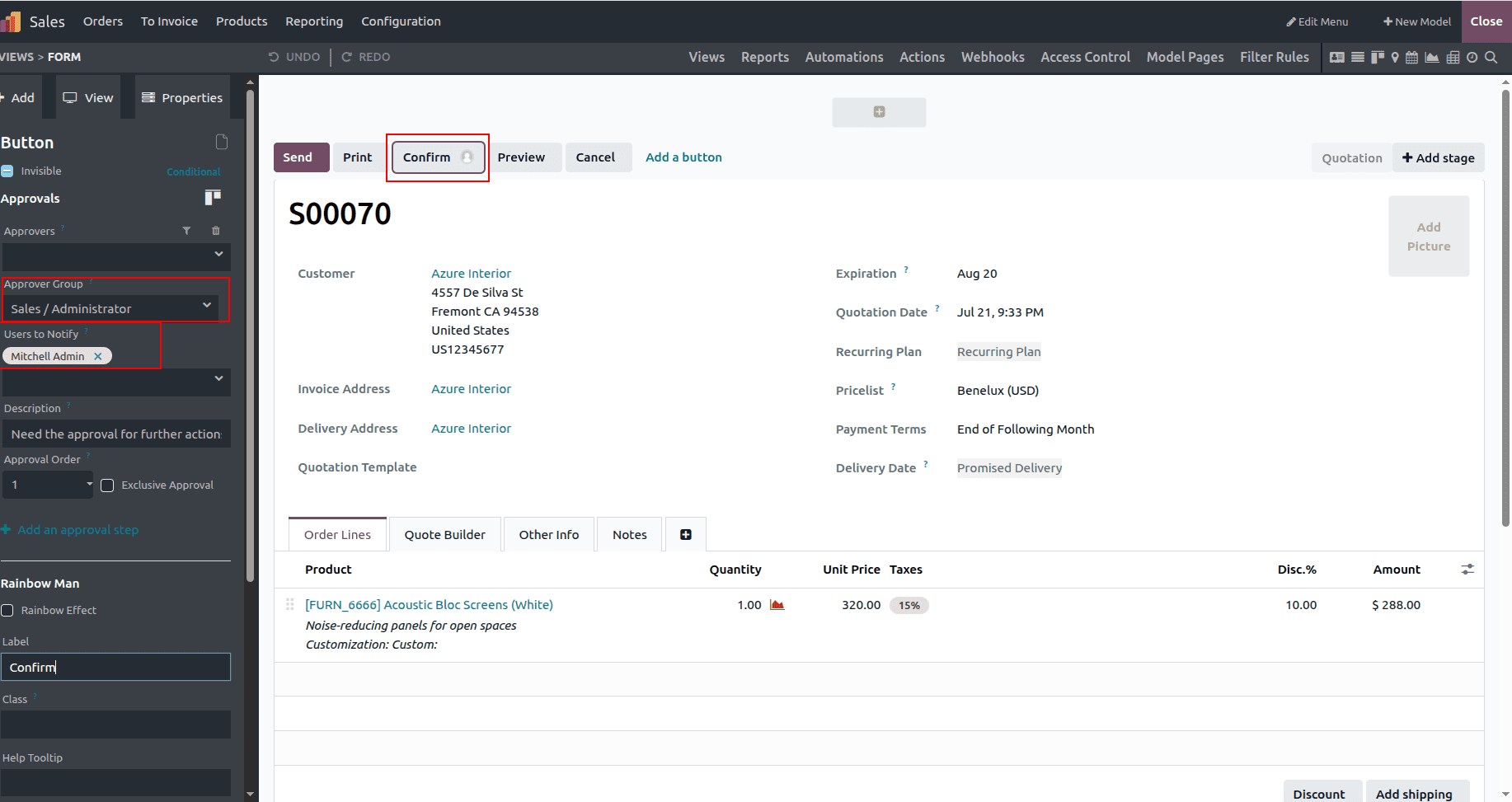 How to Set Up Approval Rules in Odoo 19-cybrosys