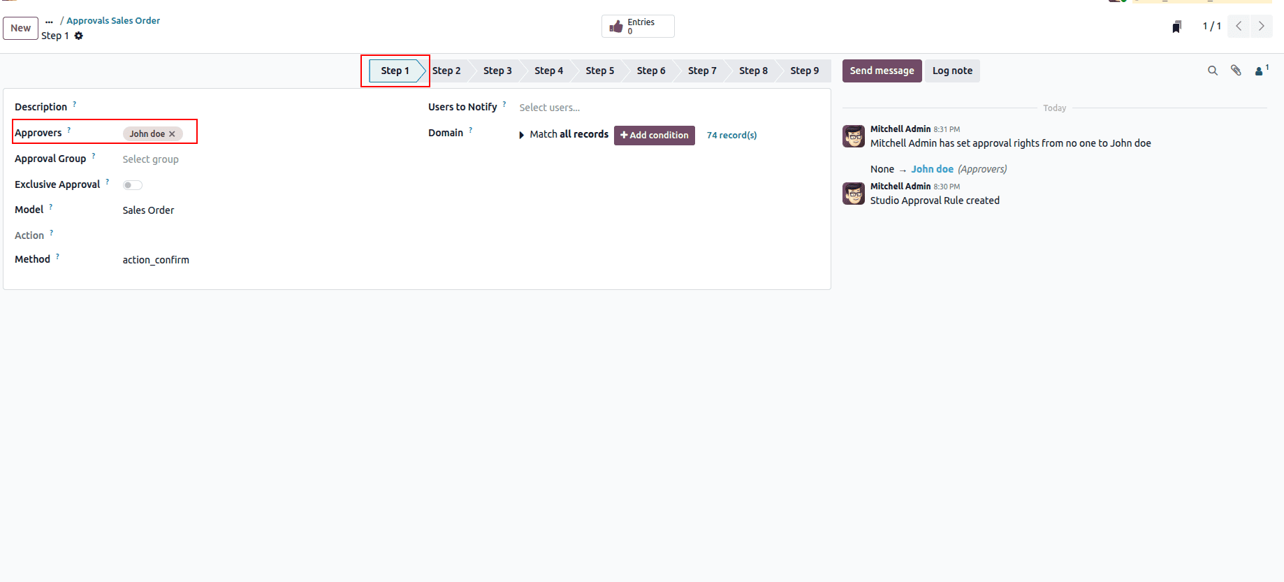 How to Set Up Approval Rules in Odoo 19-cybrosys