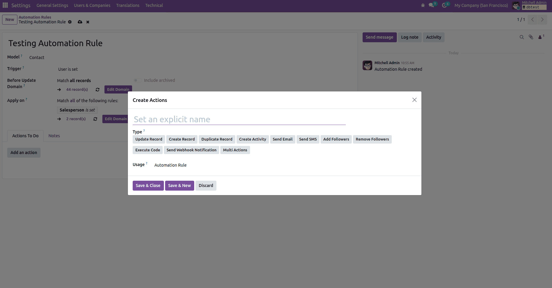 How to Set Up Automated Actions in Odoo 19 for Your Business-cybrosys