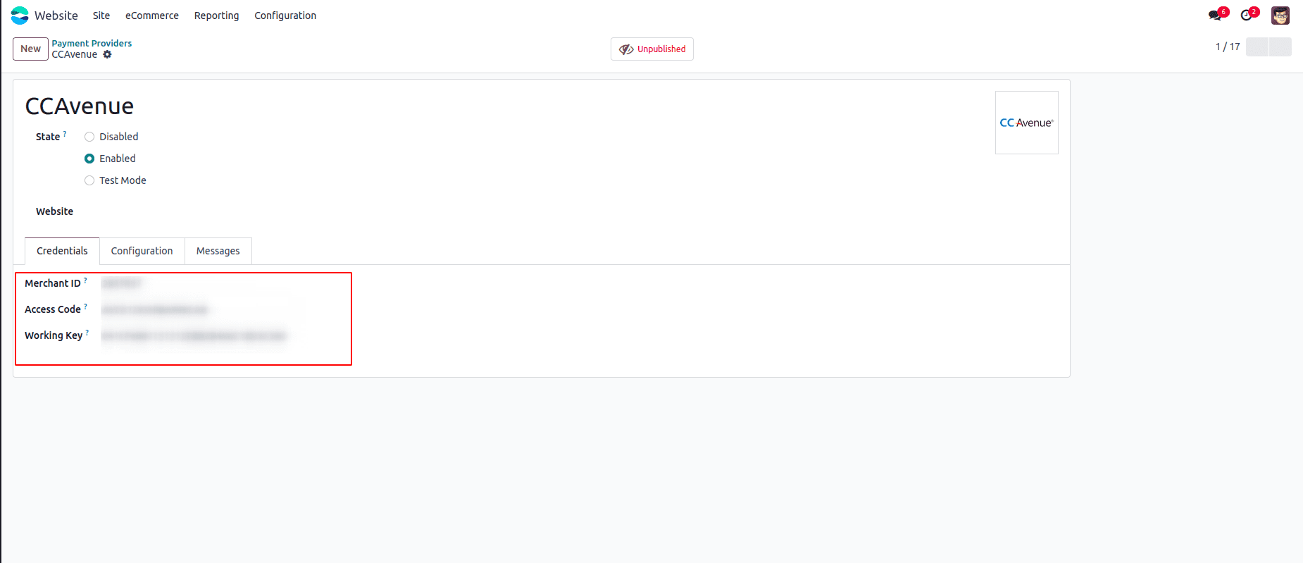 how-to-set-up-ccavenue-payment-acquirer-in-odoo-17-website-using-ccavenue-module-2-cybrosys