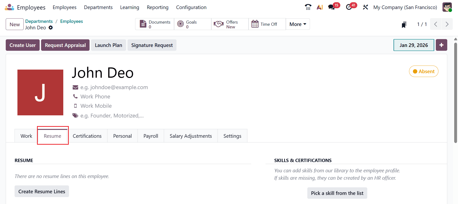How to Set Up Company Departments in Odoo 19-cybrosys