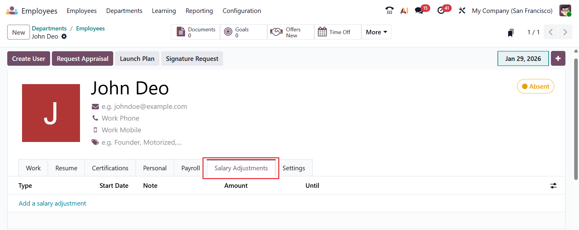 How to Set Up Company Departments in Odoo 19-cybrosys