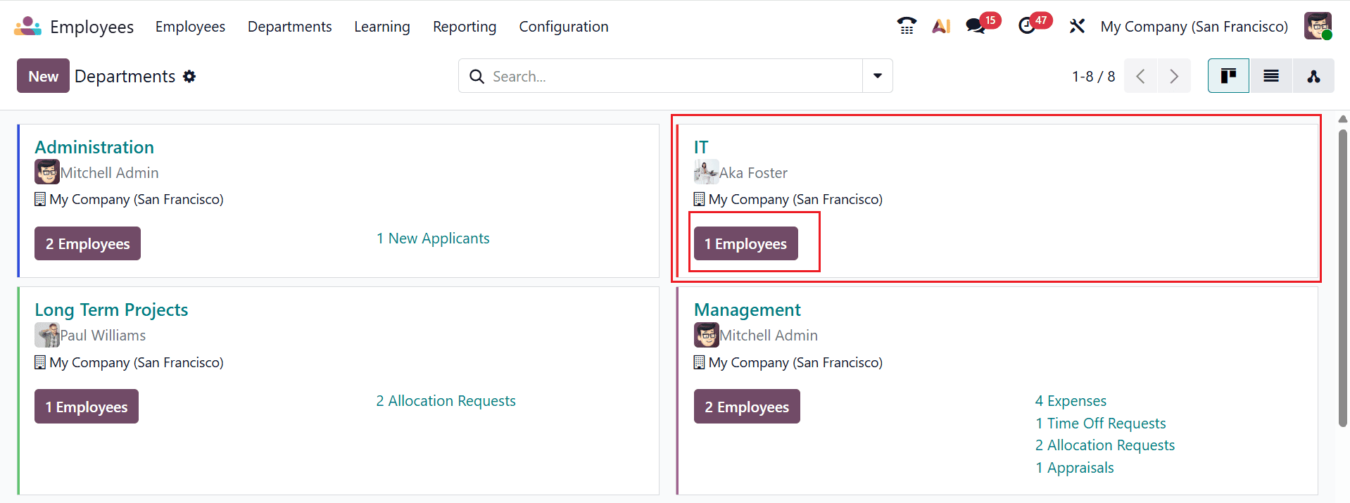 How to Set Up Company Departments in Odoo 19-cybrosys