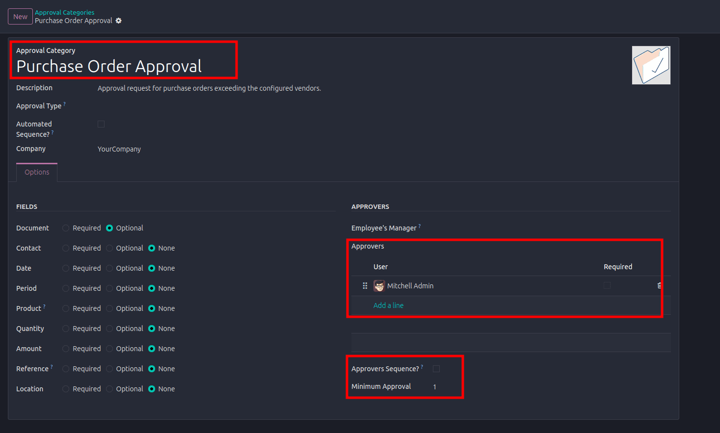How to Set Up Conditional Approvals in Odoo 19-cybrosys