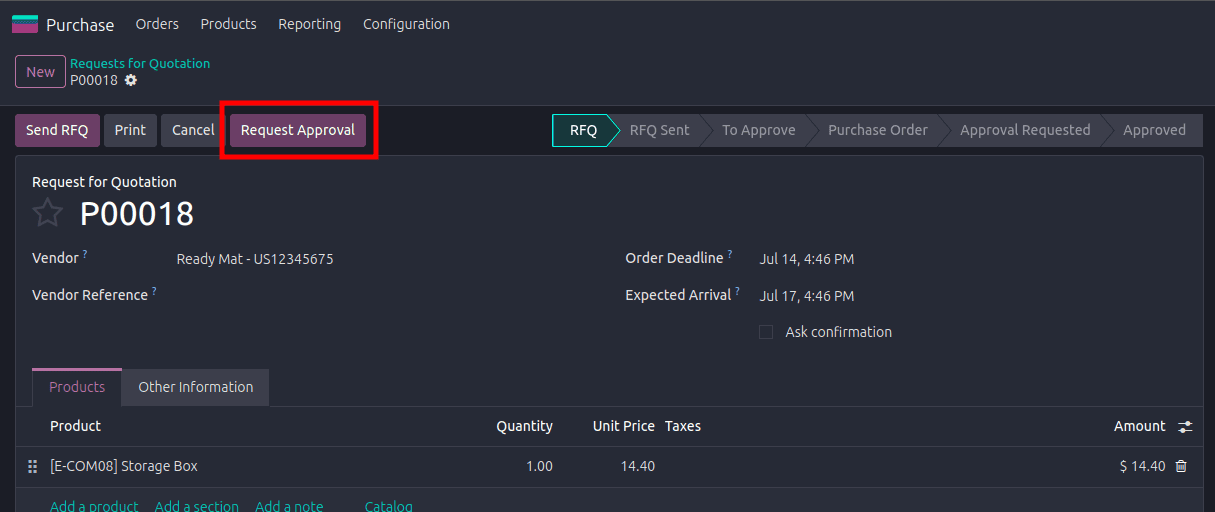 How to Set Up Conditional Approvals in Odoo 19-cybrosys