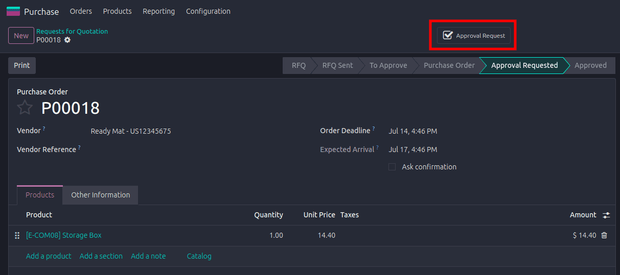 How to Set Up Conditional Approvals in Odoo 19-cybrosys