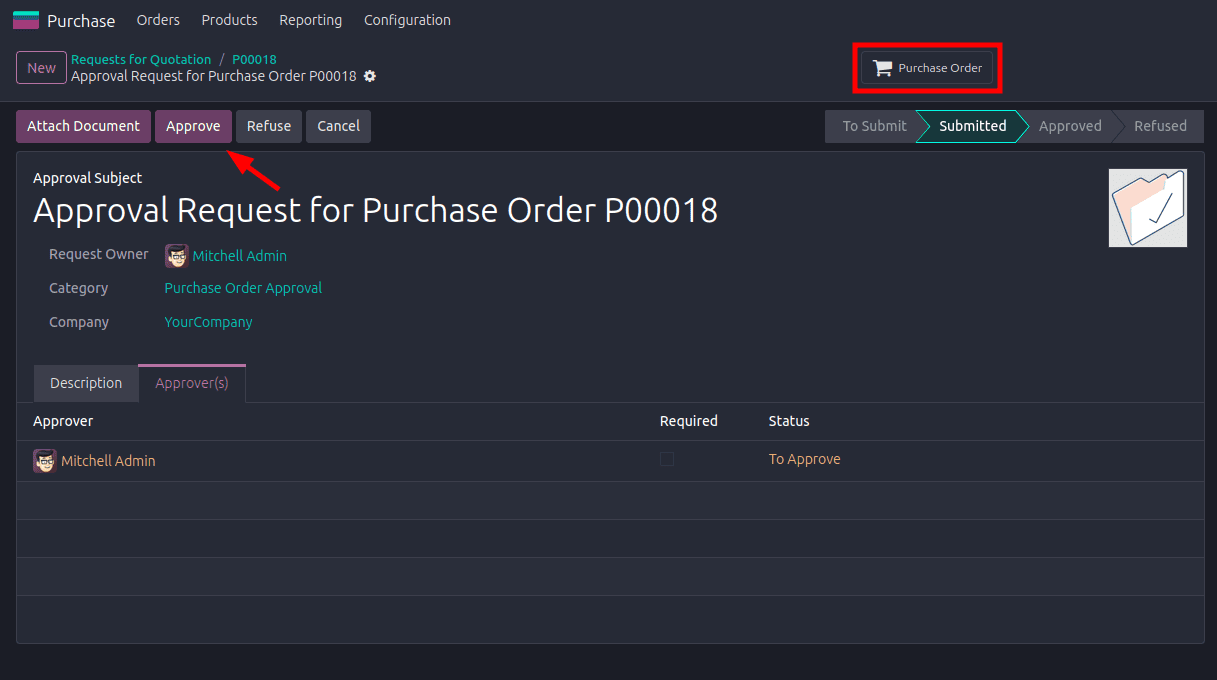 How to Set Up Conditional Approvals in Odoo 19-cybrosys