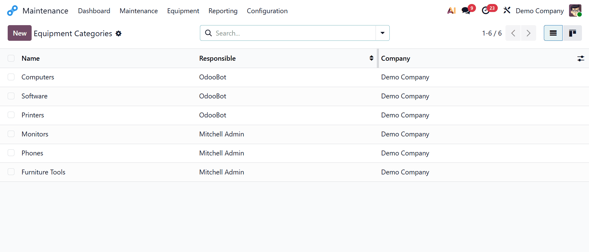 How to Set Up Equipment and Categories in Odoo 19 Maintenance-cybrosys