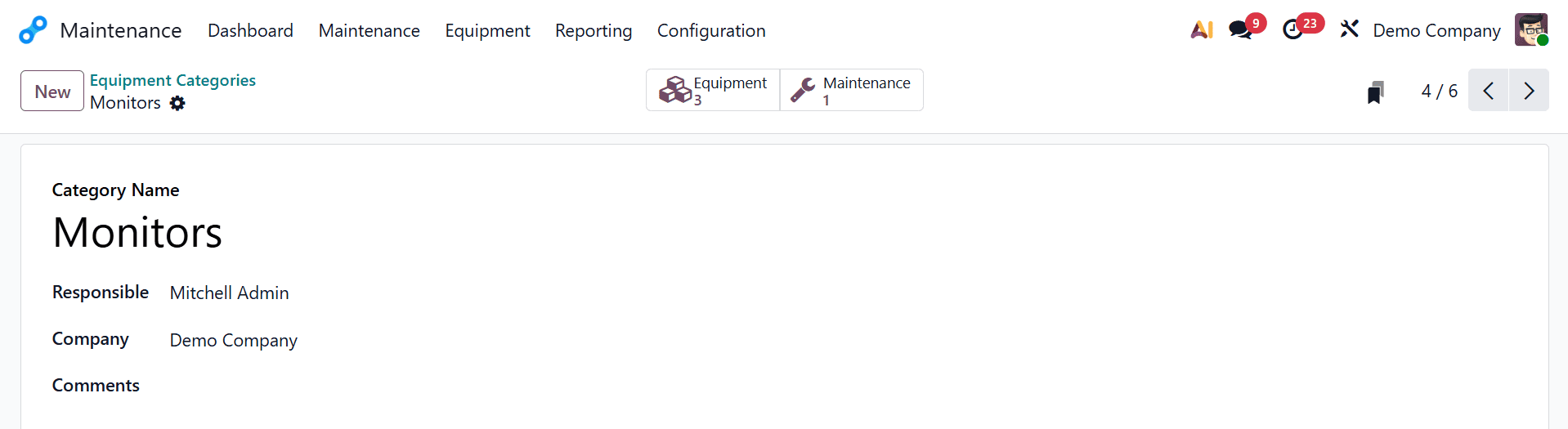 How to Set Up Equipment and Categories in Odoo 19 Maintenance-cybrosys