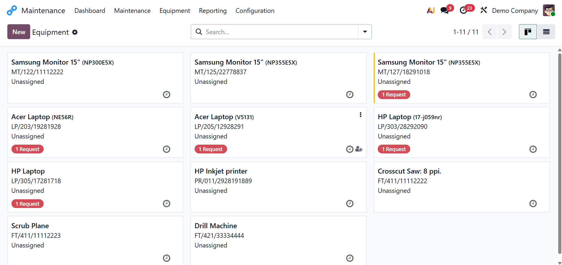 How to Set Up Equipment and Categories in Odoo 19 Maintenance-cybrosys