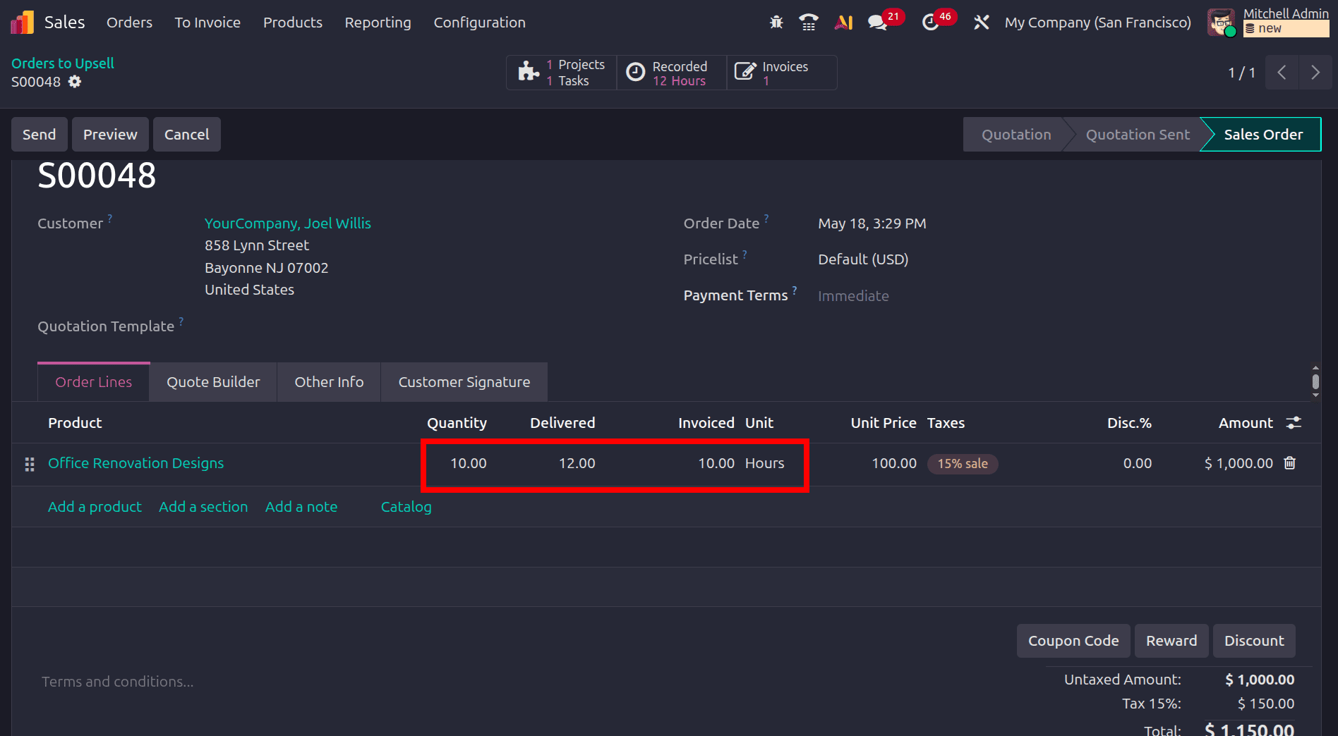 How to Set Up Fixed-Price Billing for Projects in Odoo 19-cybrosys