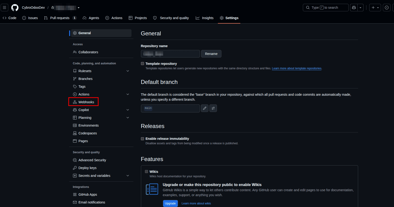 How to Set Up GitHub Webhooks for Automatic Odoo Updates-cybrosys