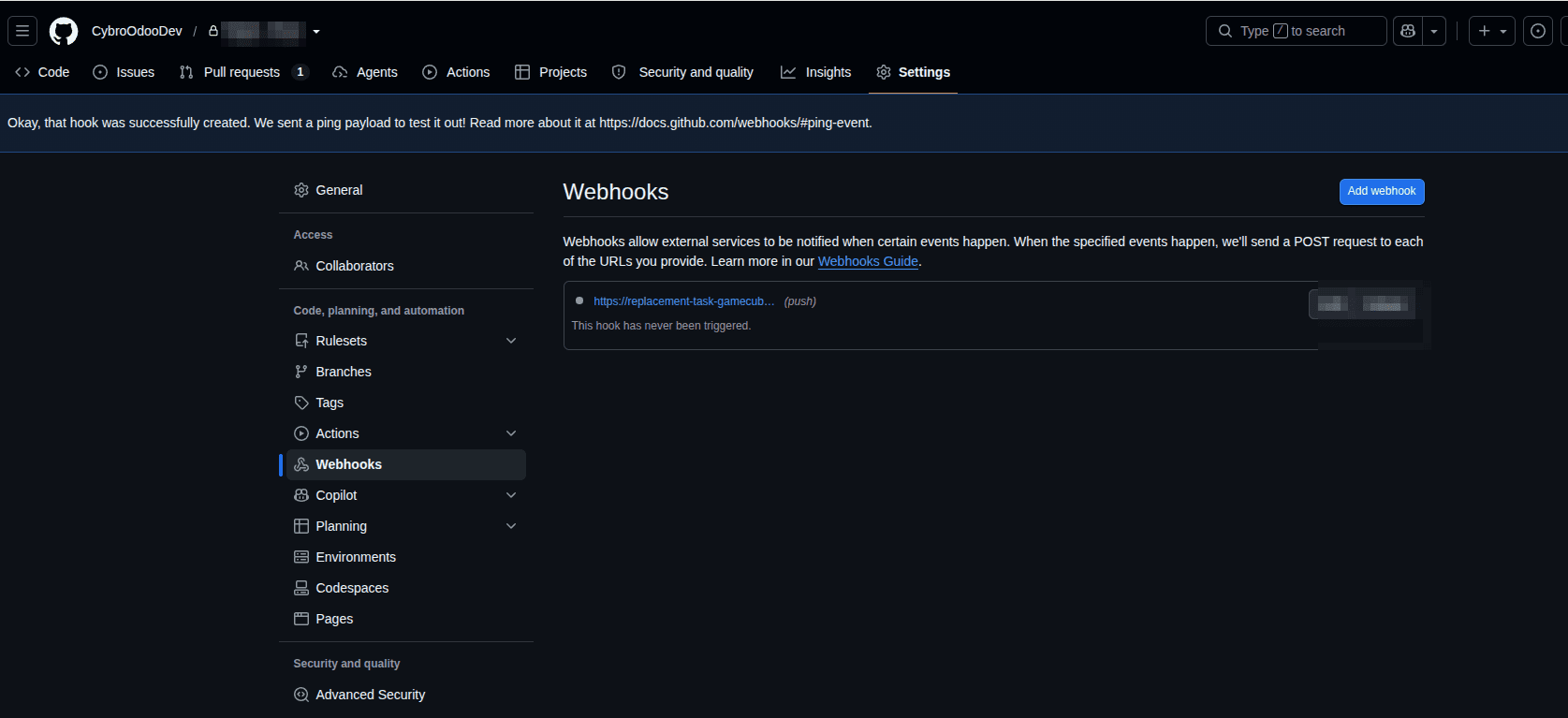 How to Set Up GitHub Webhooks for Automatic Odoo Updates-cybrosys