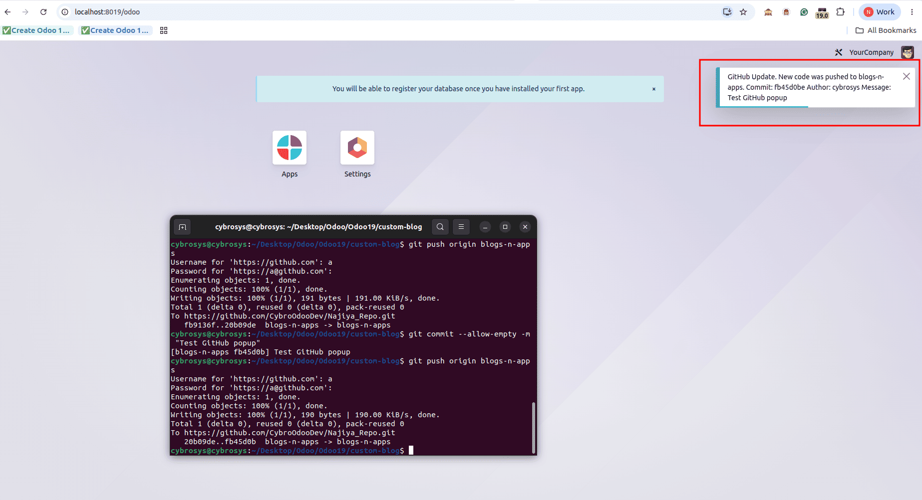 How to Set Up GitHub Webhooks for Automatic Odoo Updates-cybrosys