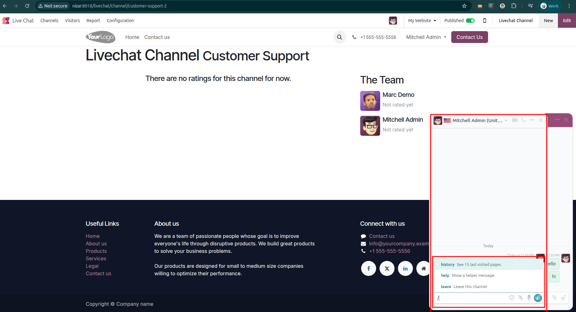How to Set Up Live Chat for Instant Support on Your Odoo 18 Website-cybrosys