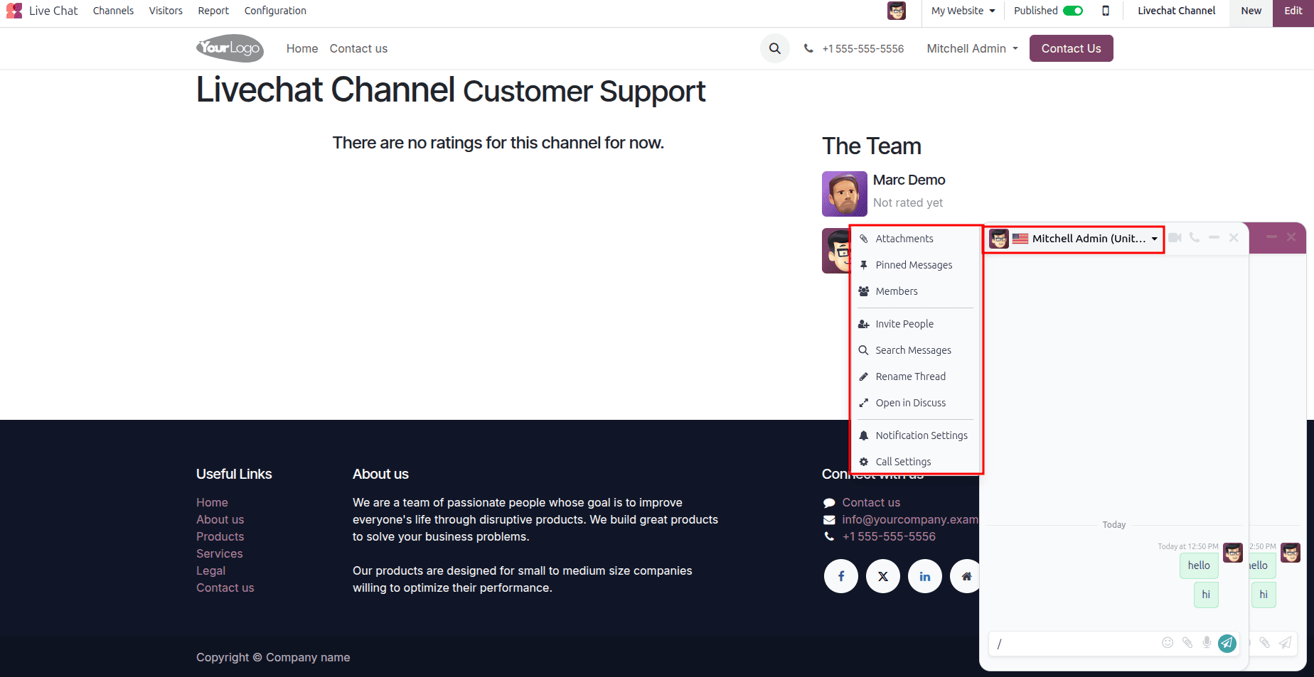 How to Set Up Live Chat for Instant Support on Your Odoo 18 Website-cybrosys