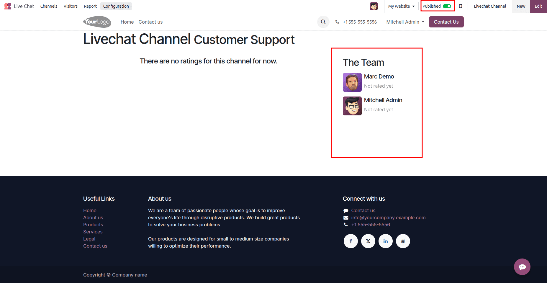 How to Set Up Live Chat for Instant Support on Your Odoo 18 Website-cybrosys