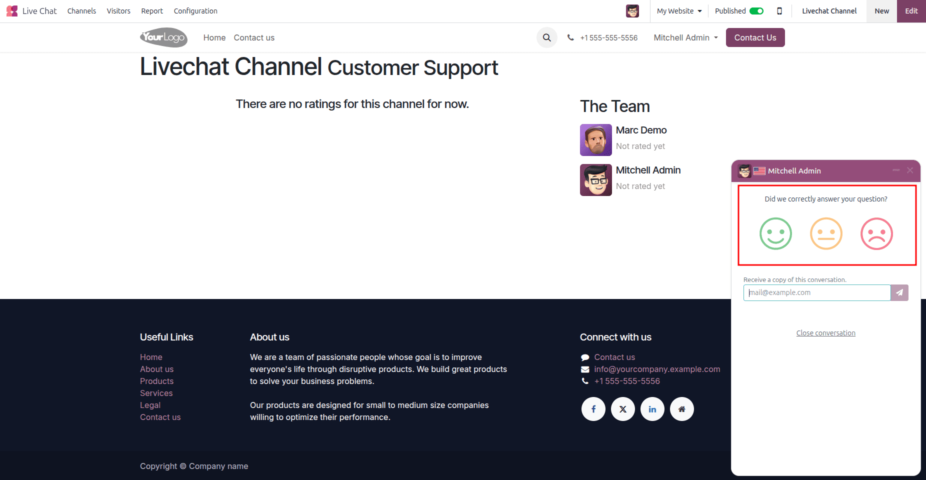 How to Set Up Live Chat for Instant Support on Your Odoo 18 Website-cybrosys