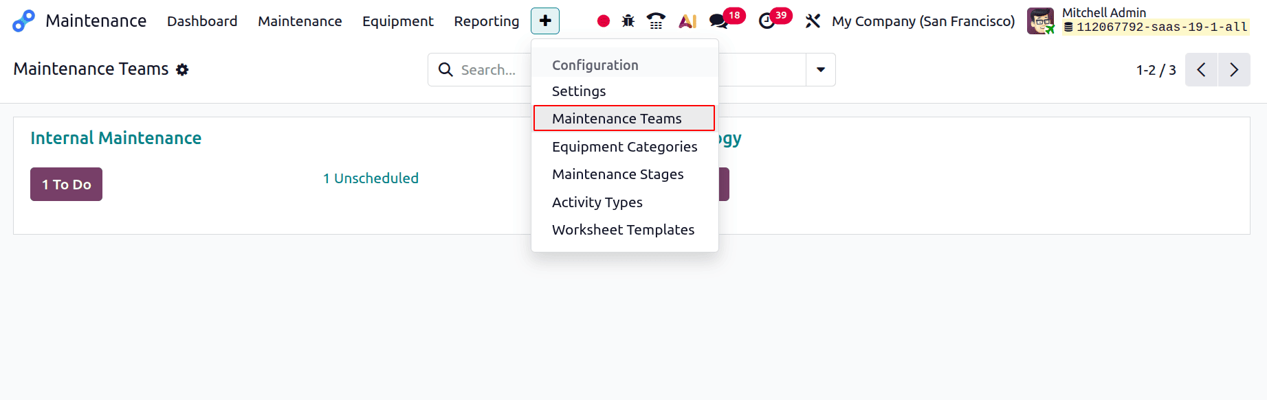 How to Set Up Maintenance Teams and Workflow Stages in Odoo 19-cybrosys