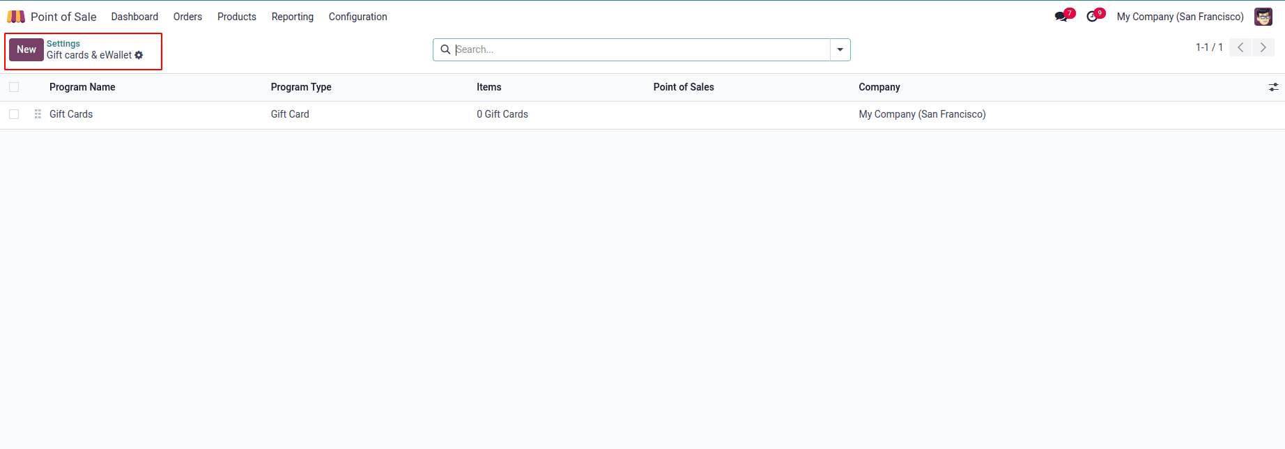 How to Set Up & Manage Gift Cards e-Wallets in Odoo 18 POS-cybrosys