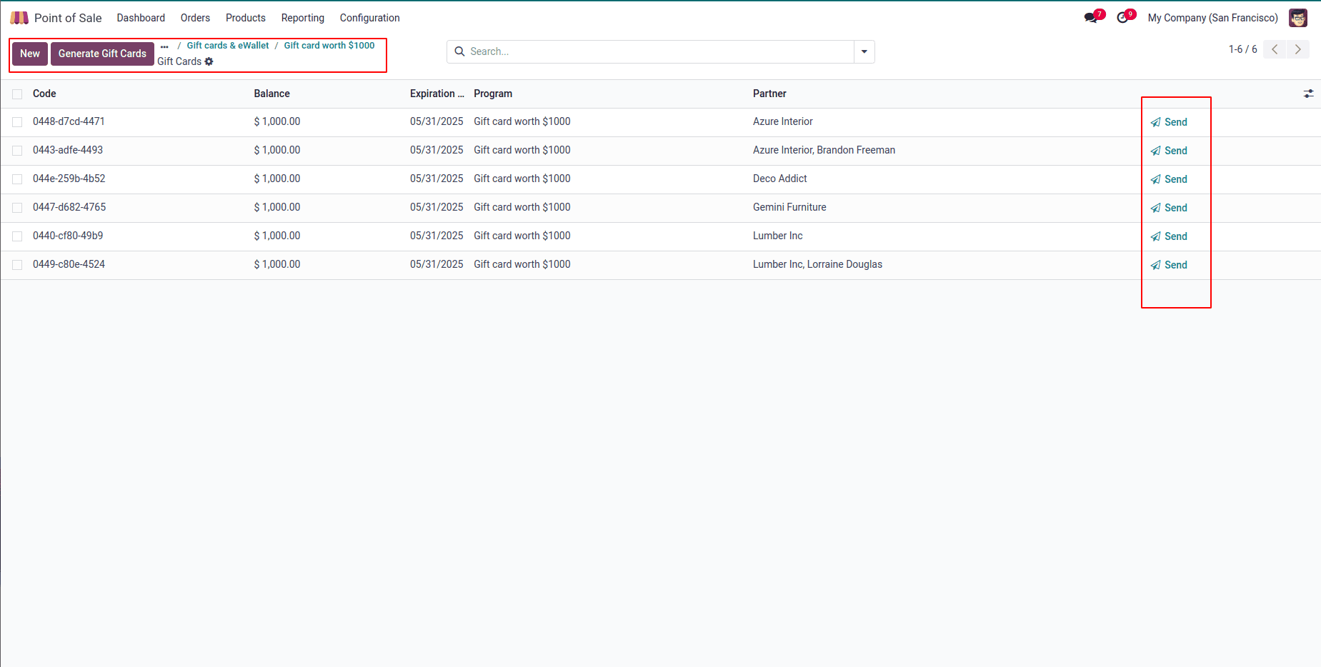 How to Set Up & Manage Gift Cards e-Wallets in Odoo 18 POS-cybrosys