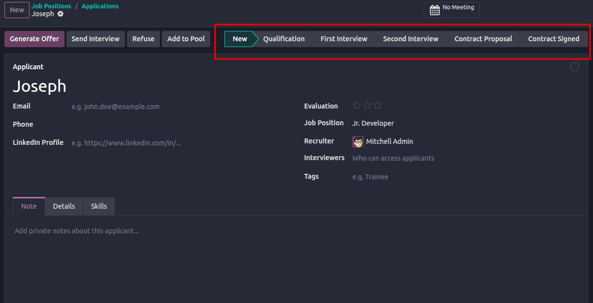 How to Set Up Offer Letters and Salary Packages in Odoo 19