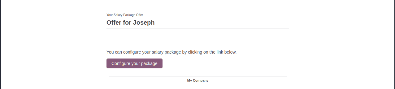 How to Set Up Offer Letters and Salary Packages in Odoo 19
