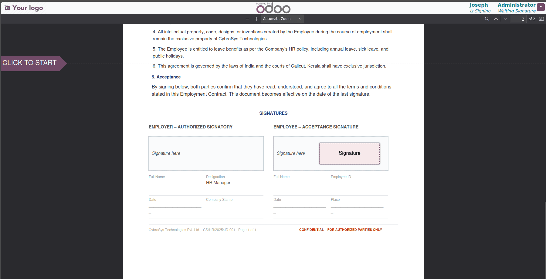 How to Set Up Offer Letters and Salary Packages in Odoo 19