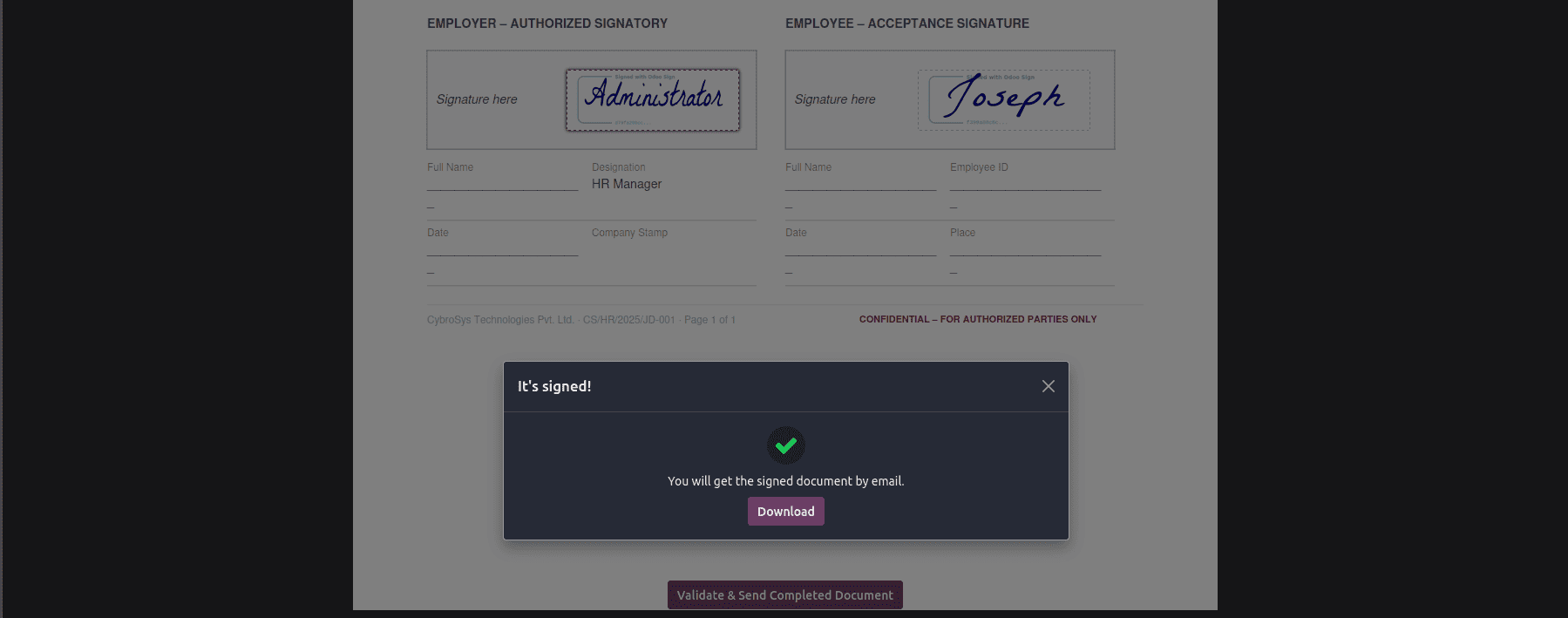 How to Set Up Offer Letters and Salary Packages in Odoo 19