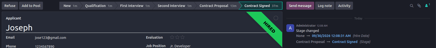 How to Set Up Offer Letters and Salary Packages in Odoo 19
