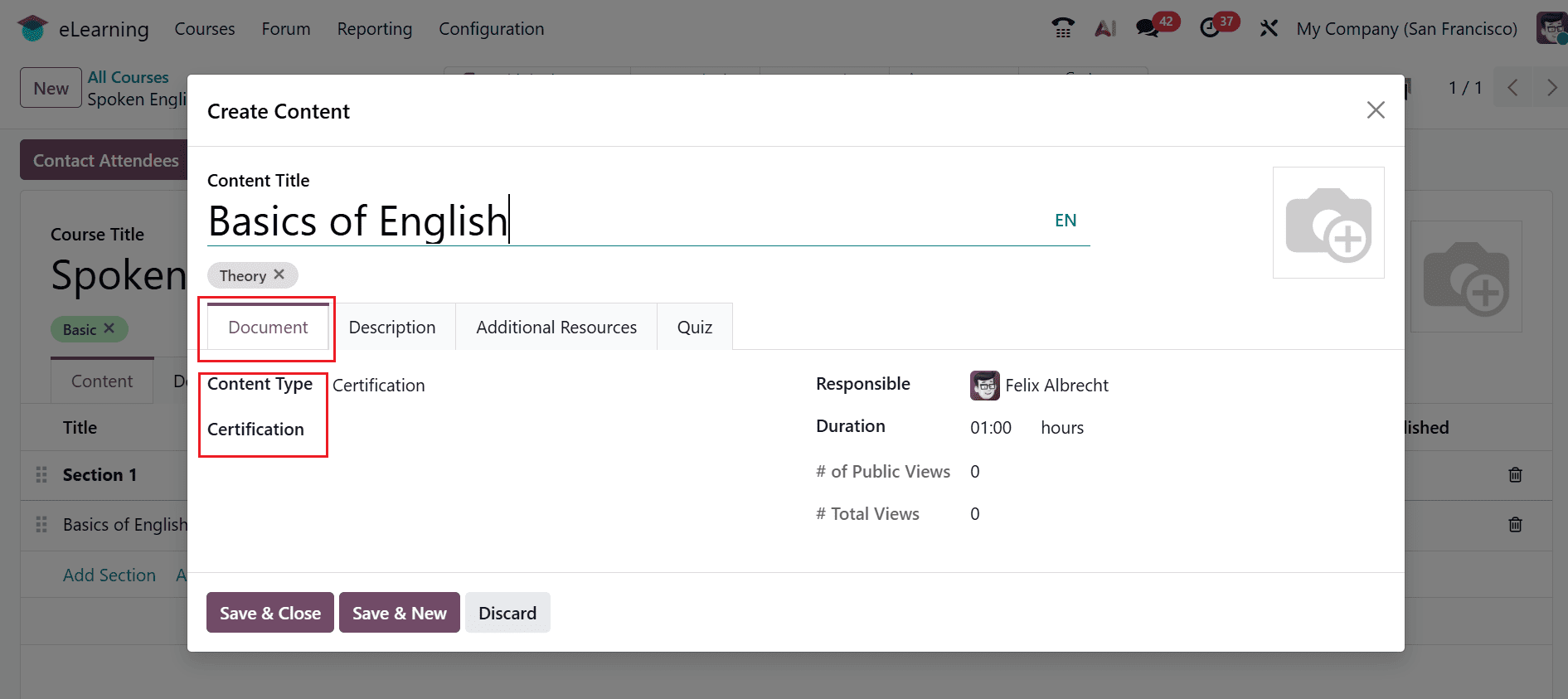 How to Set Up Online Courses in Odoo 19 eLearning-cybrosys