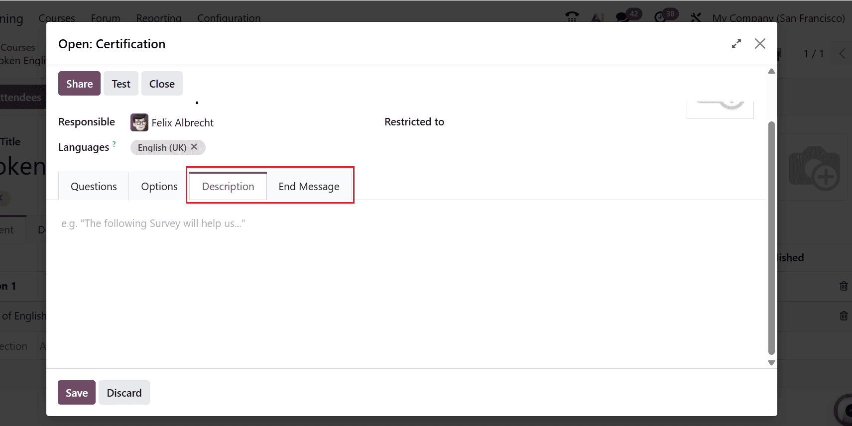 How to Set Up Online Courses in Odoo 19 eLearning-cybrosys