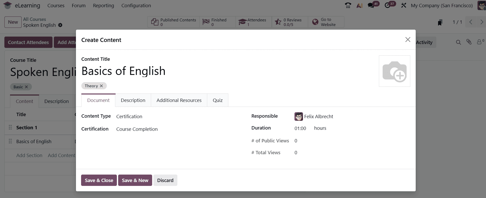 How to Set Up Online Courses in Odoo 19 eLearning-cybrosys