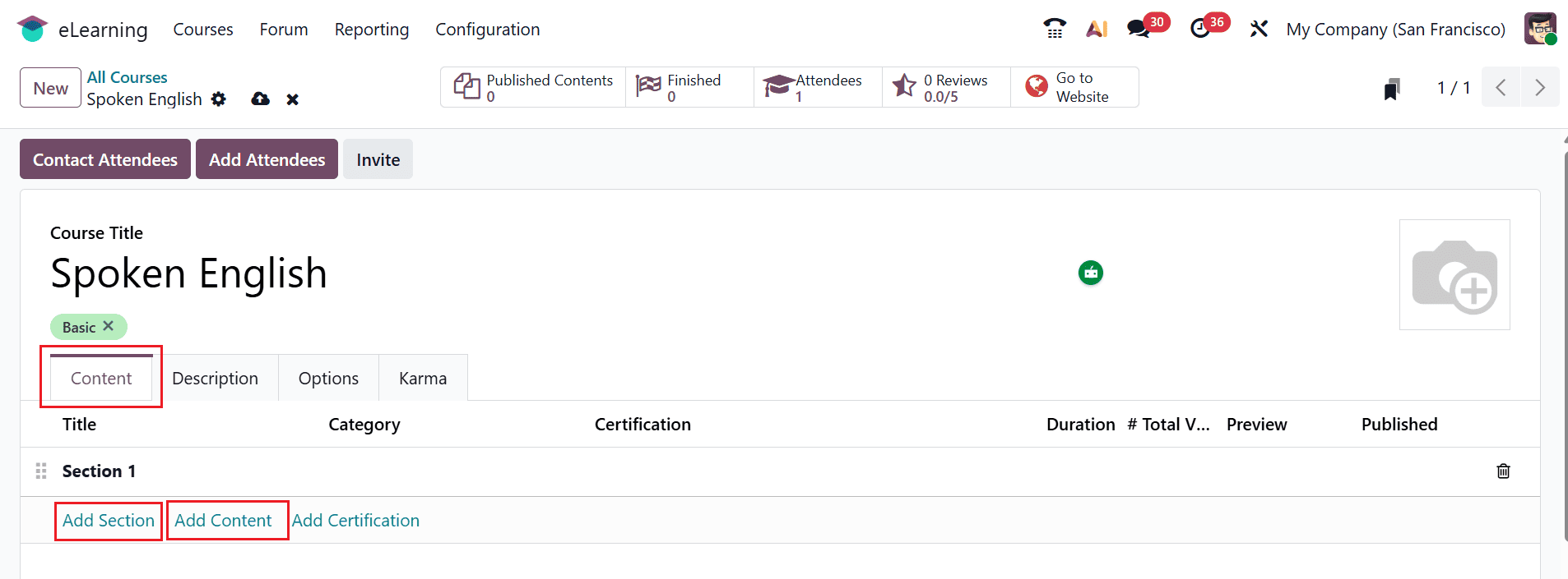 How to Set Up Online Courses in Odoo 19 eLearning-cybrosys