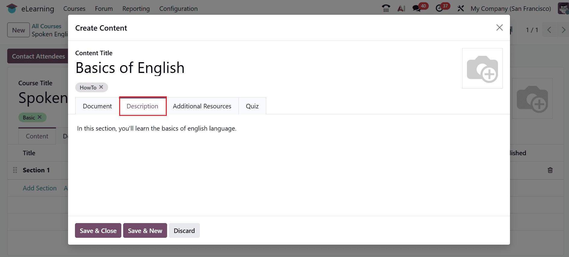 How to Set Up Online Courses in Odoo 19 eLearning-cybrosys