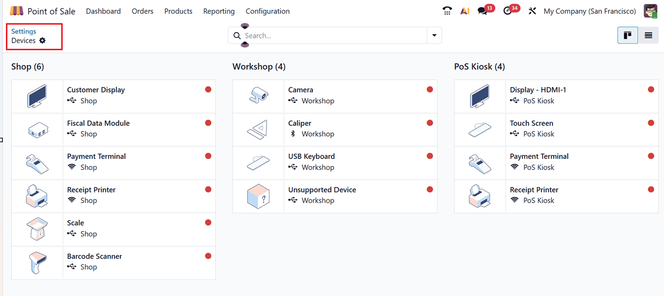 How to Set Up Printers, Scanners & Connected Devices with Odoo 19 Point of Sale-cybrosys