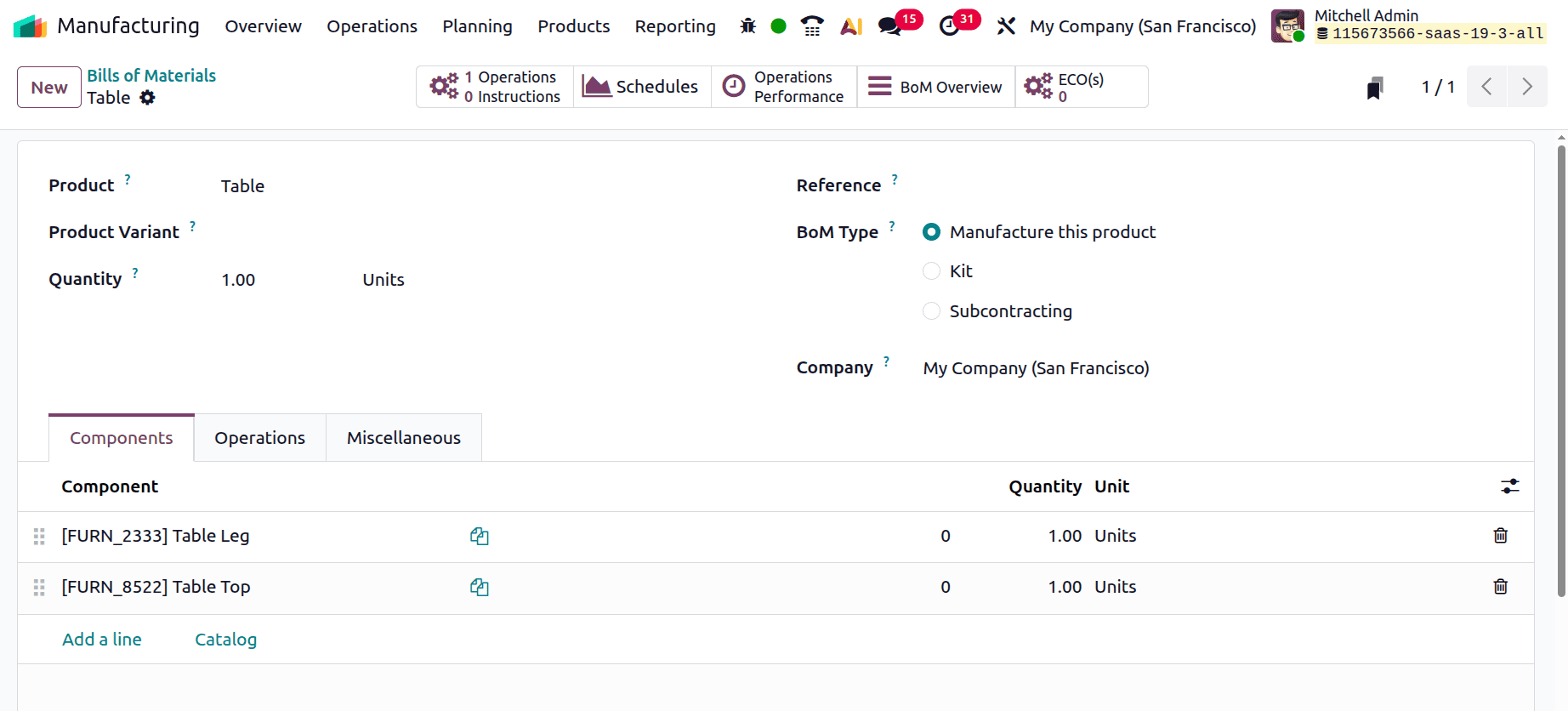 How to Set Up Products for Manufacturing in Odoo 19-cybrosys