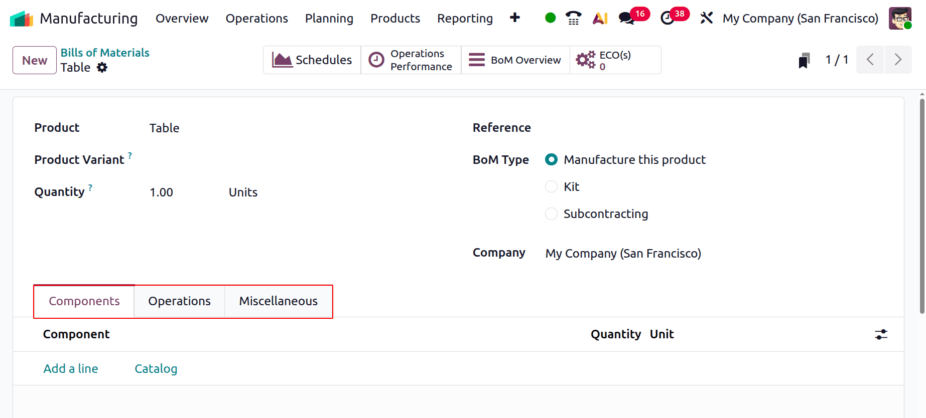 How to Set Up Products for Manufacturing in Odoo 19-cybrosys