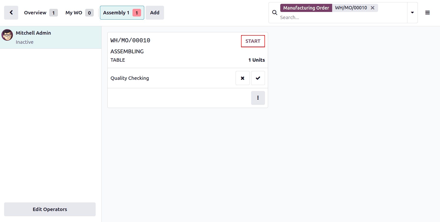 How to Set Up Quality Checks on Work Orders in Odoo 19-cybrosys