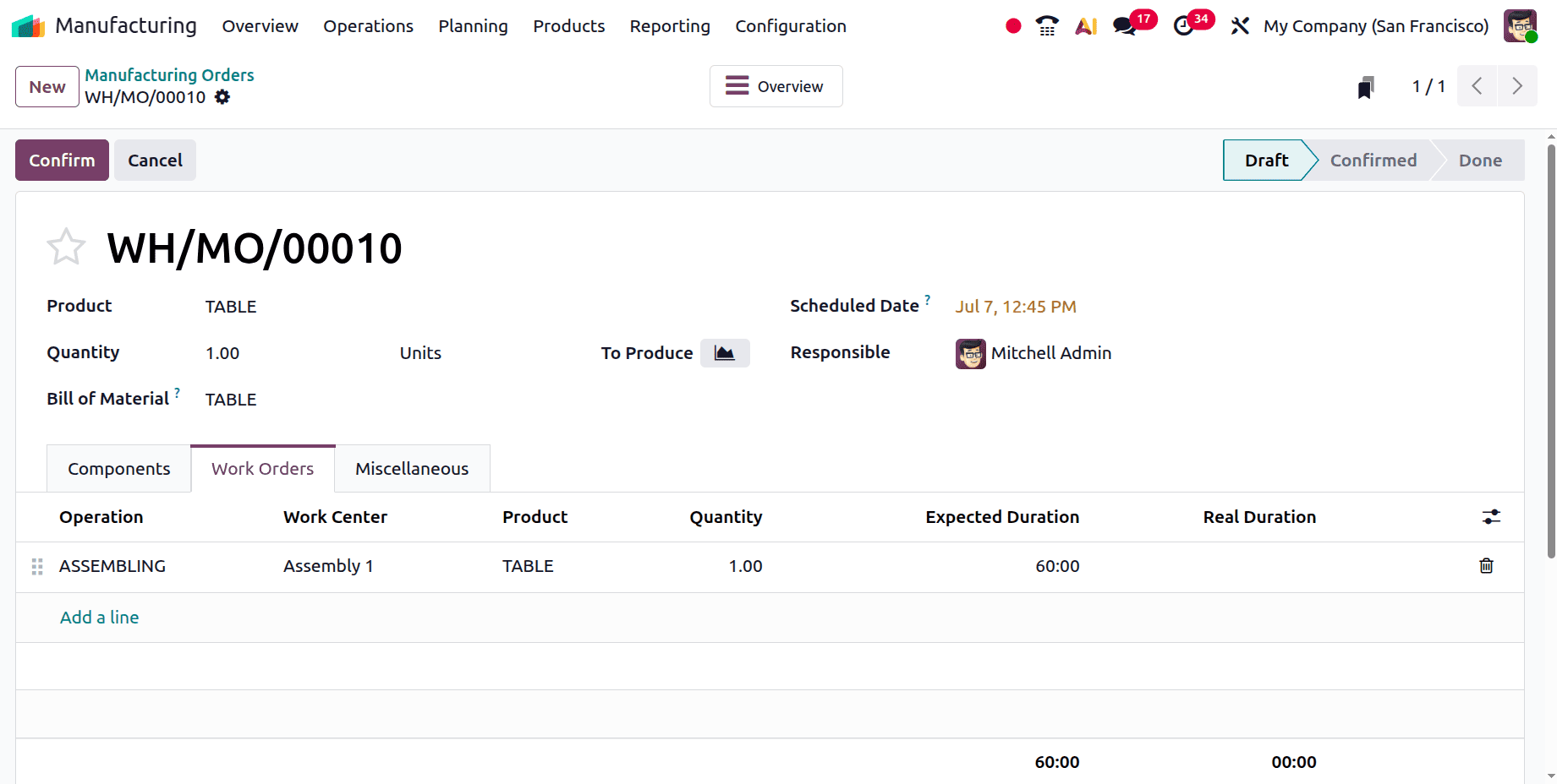 How to Set Up Quality Checks on Work Orders in Odoo 19-cybrosys