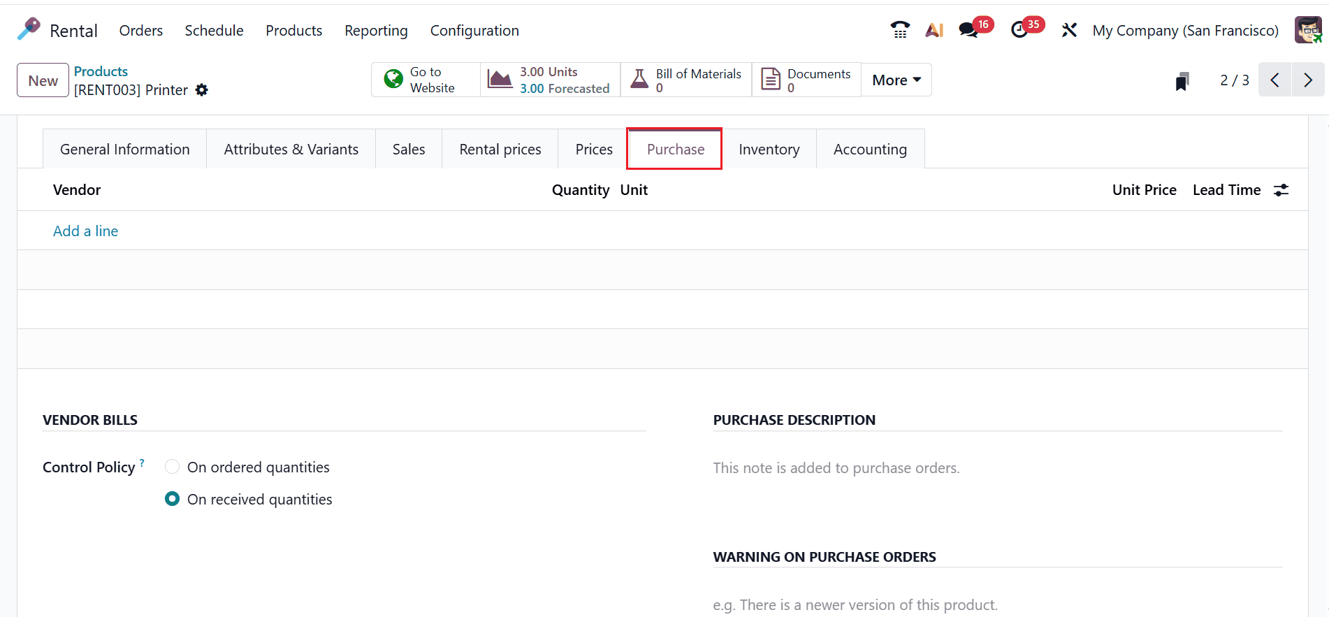 How to Set up Rental Products and Time Periods in Odoo 19-cybrosys