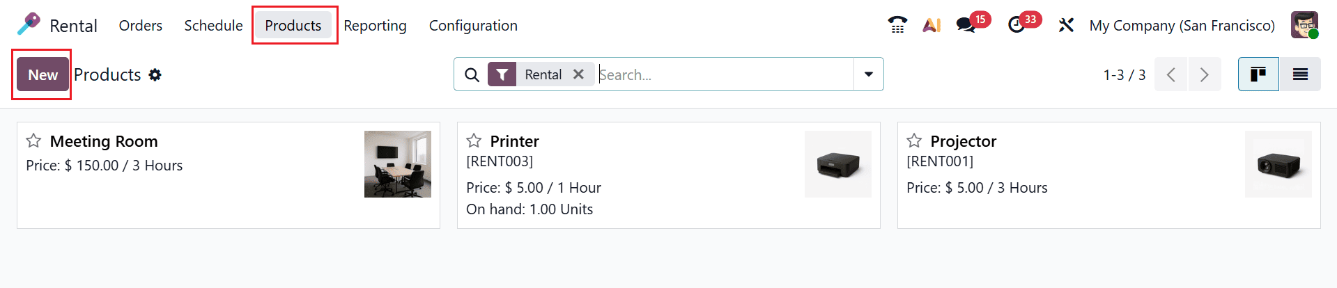 How to Set up Rental Products and Time Periods in Odoo 19-cybrosys