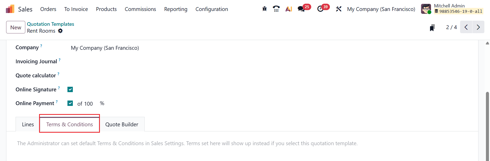 How to Set Up Rental Quotation Templates in Odoo 19-cybrosys
