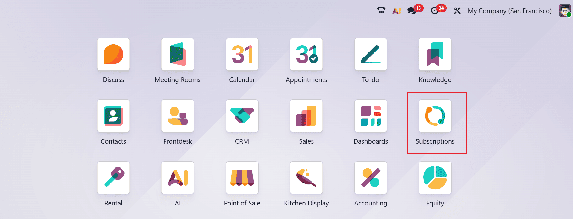 How to Set Up Subscription Templates in Odoo 19-cybrosys