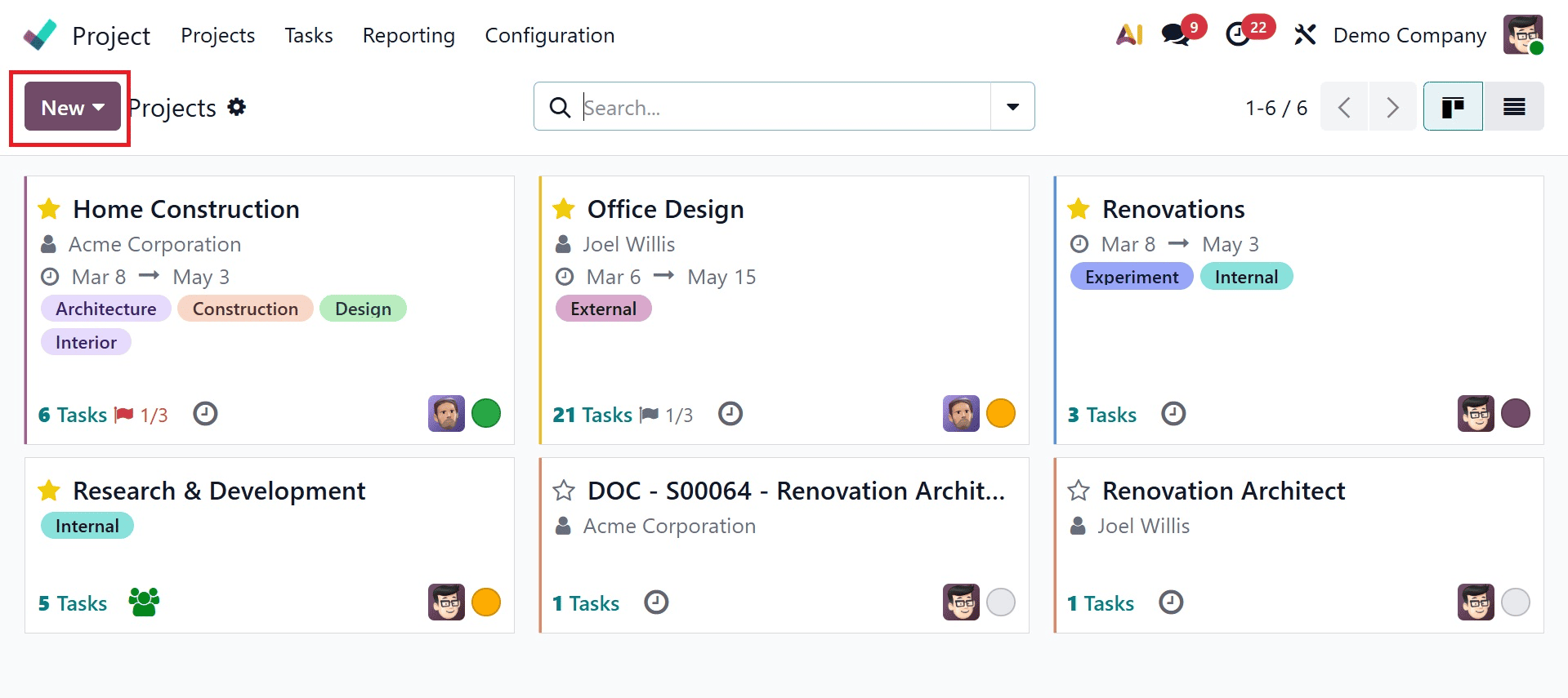 How to Set Up Task and Project Stages in Odoo 19 Project-cybrosys