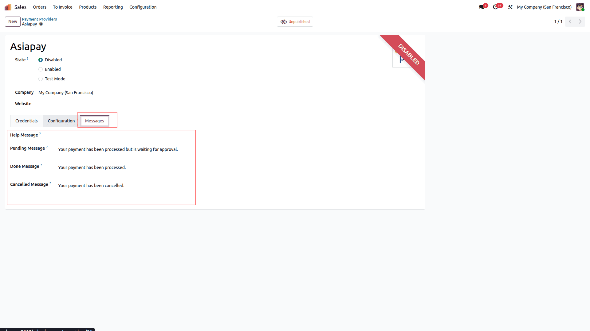 How to set up the Payment Providers in Odoo 19-cybrosys