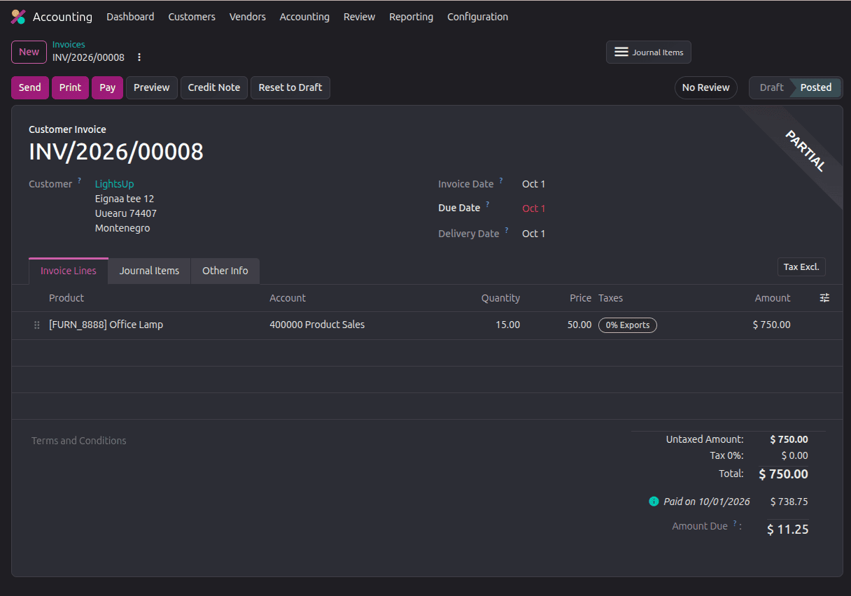How to Set Up Workflows and Reporting (Hub) in Odoo 20 Accounting-cybrosys