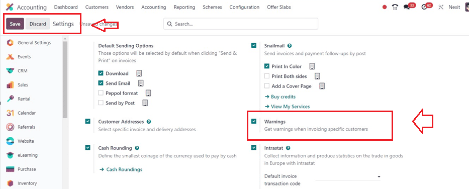 How to Set Warnings for Invoicing Specific Customers in Odoo 17-cybrosys