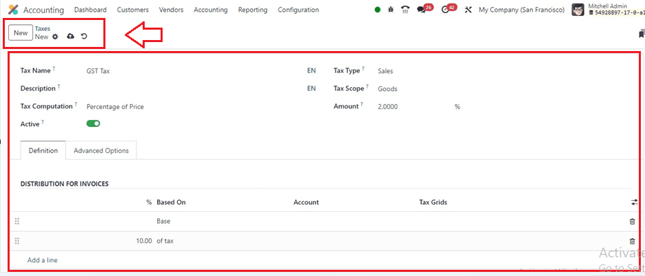 How to Setup Cash Basis Tax Computation in Odoo 17 Accounting-cybrosys