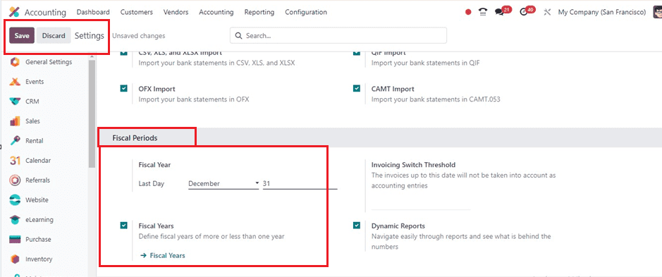 How to Setup Fiscal Year & Fiscal Period in Odoo 17 Accounting-cybrosys